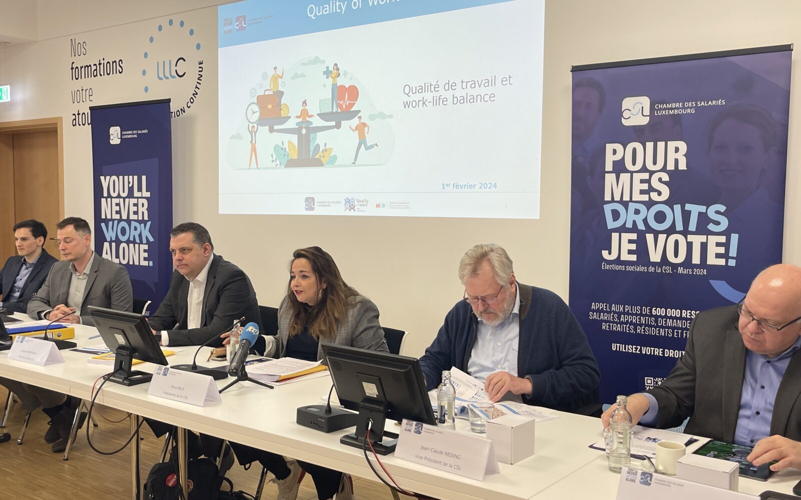 Une décennie de travail au Luxembourg analyses de l'évolution des